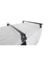 Kit 2 barres de toit noire Heavy Duty 1500mm avec pieds RL150 RHINO
