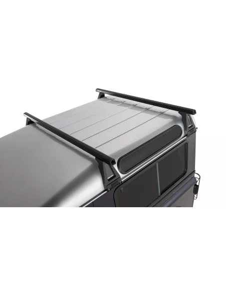 Kit 2 barres de toit noire Heavy Duty 1500mm avec pieds RL210 Land
