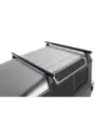 Kit 2 barres de toit noire Heavy Duty 1500mm avec pieds RL210 Land