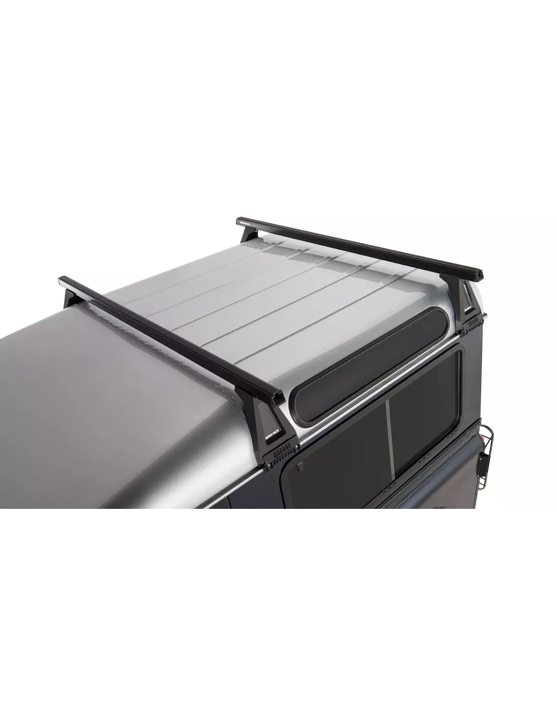 Kit 2 barres de toit noire Heavy Duty 1500mm avec pieds RL210 Land