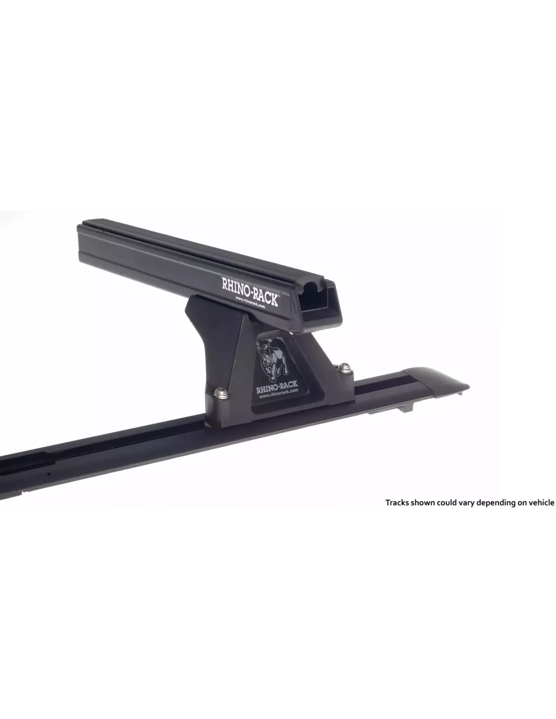 Kit 2 barres de toit noire Heavy Duty 1500mm avec pieds RLTF Hyundai