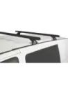 Kit 2 barres de toit noire Heavy Duty 1500mm avec pieds RLTF Hyundai