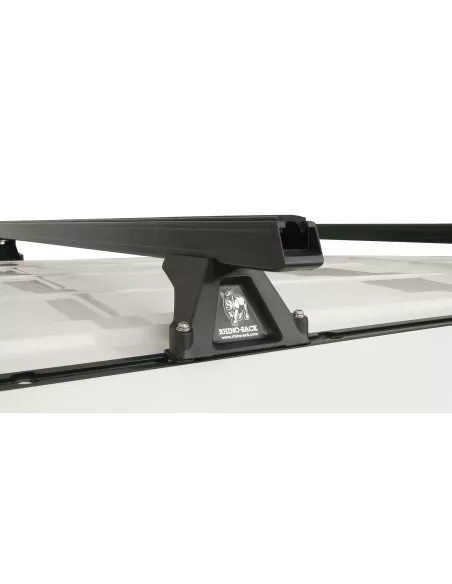 Kit 2 barres de toit noire Heavy Duty 1500mm avec pieds RLTF Hyundai