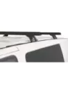 Kit 2 barres de toit noire Heavy Duty 1500mm avec pieds RLTF Hyundai