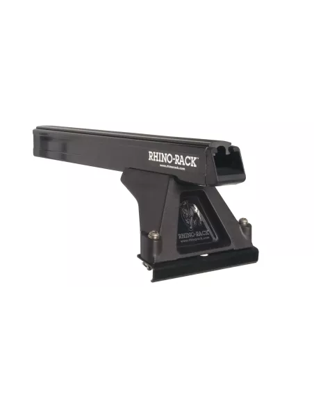 Kit 2 barres de toit noire Heavy Duty 1500mm avec pieds RLTF