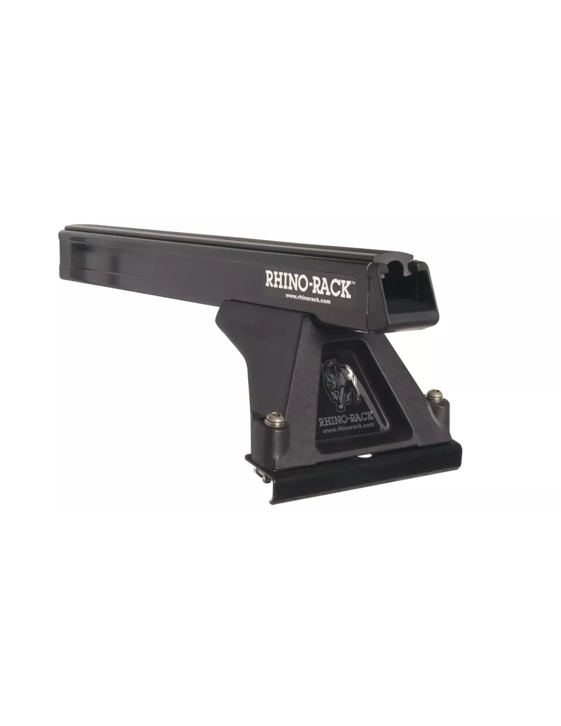 Kit 2 barres de toit noire Heavy Duty 1500mm avec pieds RLTF