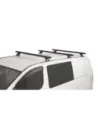 Kit 3 barres de toit noire Heavy Duty 1500mm avec pieds RLTF Hyundai