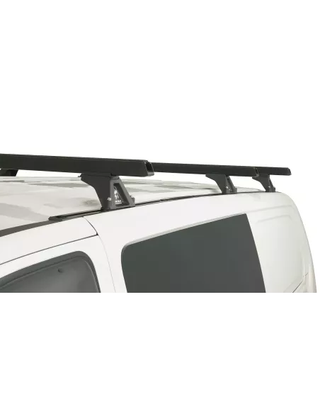 Kit 3 barres de toit noire Heavy Duty 1500mm avec pieds RLTF Hyundai