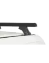 Kit 3 barres de toit noire Heavy Duty 1500mm avec pieds RLTF Hyundai