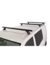 Kit 3 barres de toit noire Heavy Duty 1500mm avec pieds RLTF
