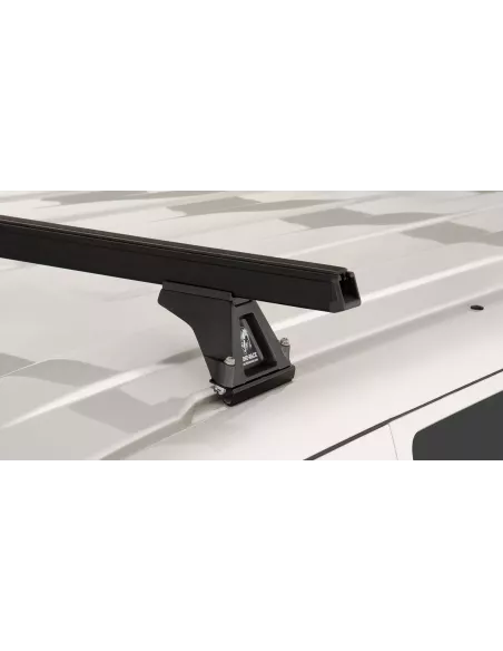 Kit 3 barres de toit noire Heavy Duty 1500mm avec pieds RLTF