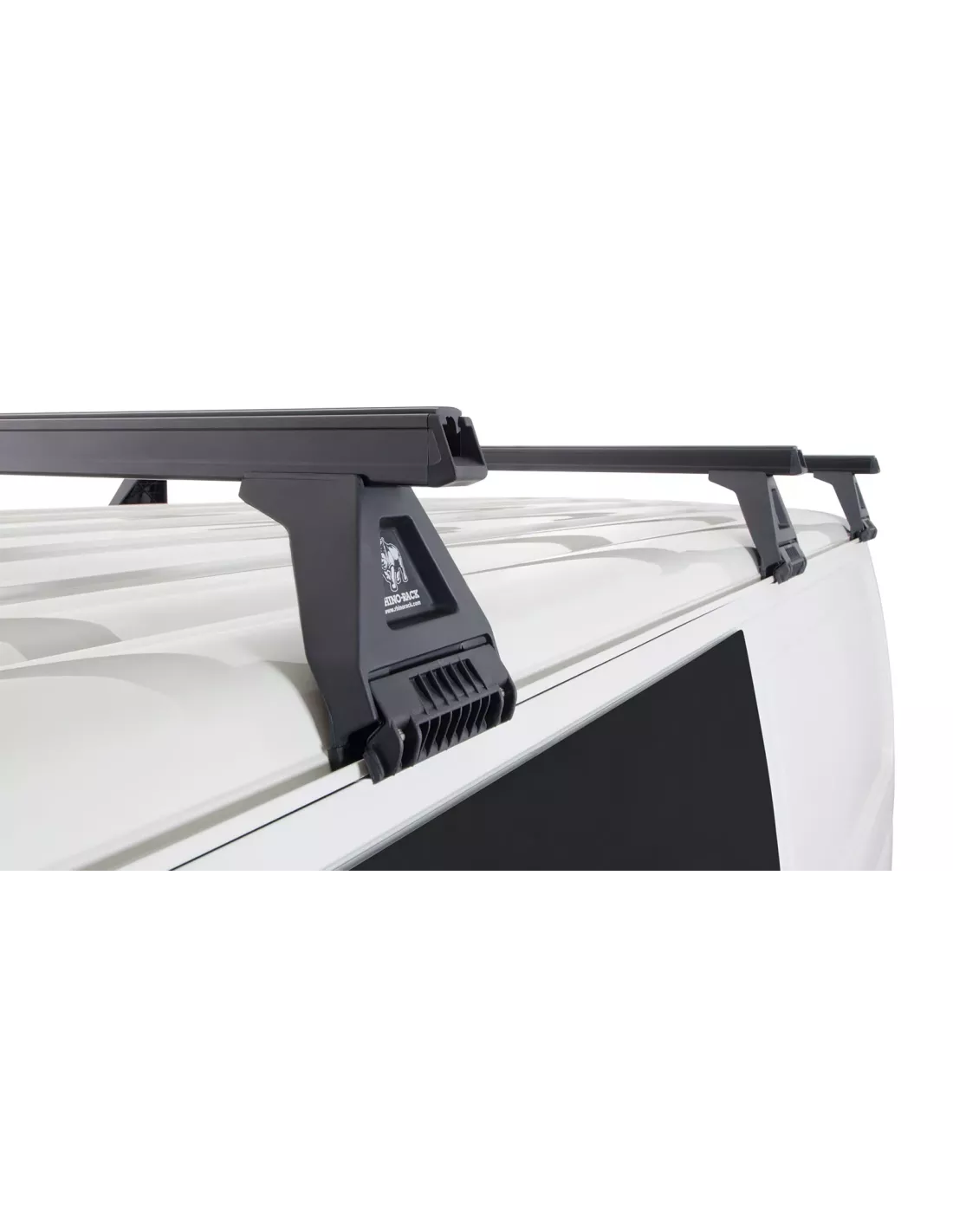 Kit 3 barres de toit noire Heavy Duty 1500mm avec pieds RL150 Toyota