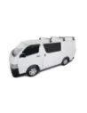 Kit 3 barres de toit noire Heavy Duty 1500mm avec pieds RL150 Toyota