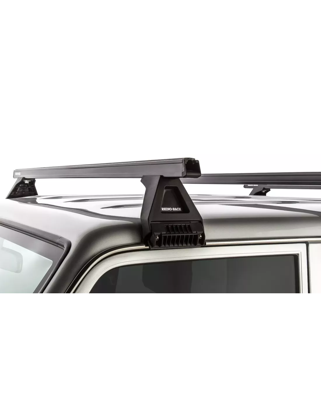 Kit 3 barres de toit noire Heavy Duty 1500mm avec pieds RL150 Toyota