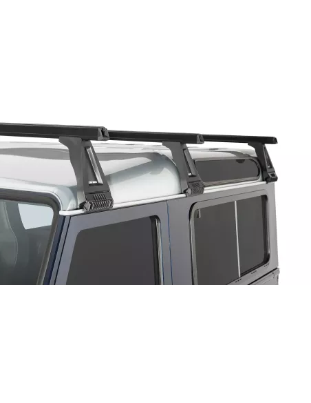Kit 3 barres de toit noire Heavy Duty 1500mm avec pieds RL210 Land