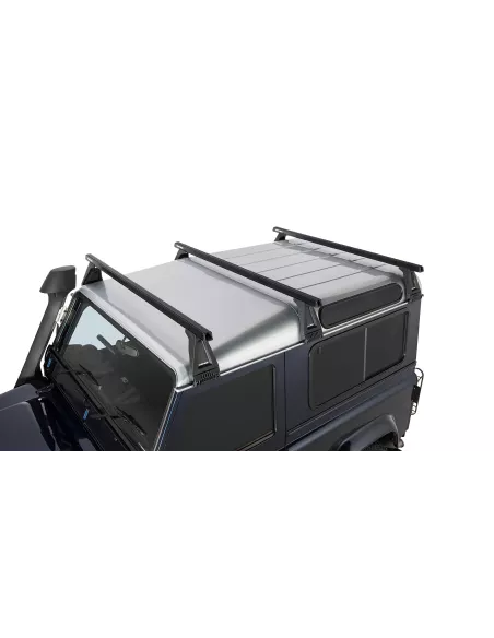 Kit 3 barres de toit noire Heavy Duty 1500mm avec pieds RL210 Land