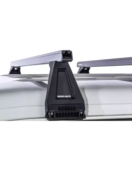 Kit 3 barres de toit noire Heavy Duty 1500mm avec pieds RL210 Toyota