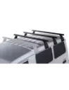 Kit 3 barres de toit noire Heavy Duty 1500mm avec pieds RL210 Toyota
