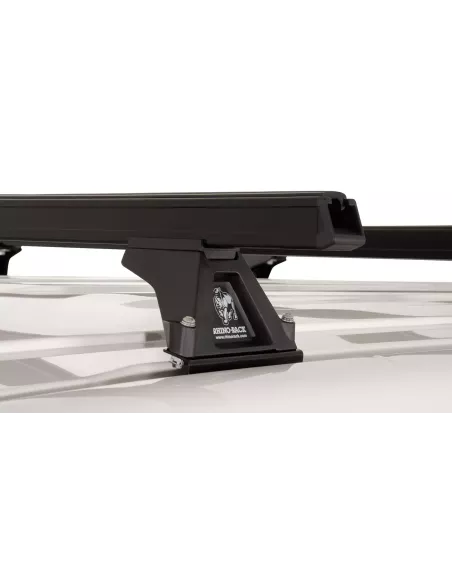 Kit 4 barres de toit noire Heavy Duty 1500mm avec pieds RLTF