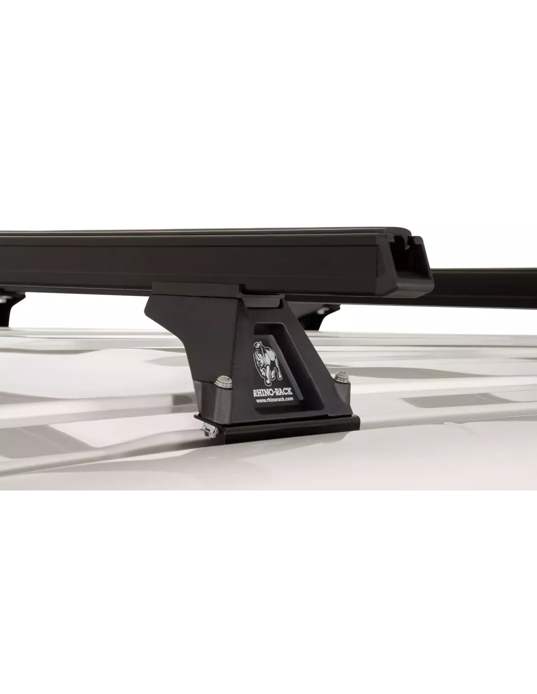 Kit 4 barres de toit noire Heavy Duty 1500mm avec pieds RLTF