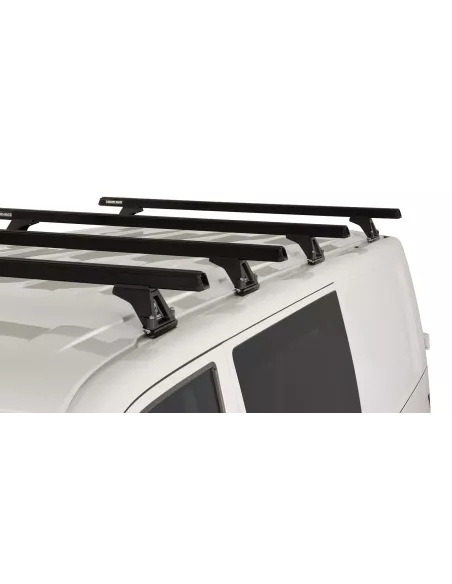 Kit 4 barres de toit noire Heavy Duty 1500mm avec pieds RLTF