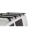 Kit 4 barres de toit noire Heavy Duty 1500mm avec pieds RLTF
