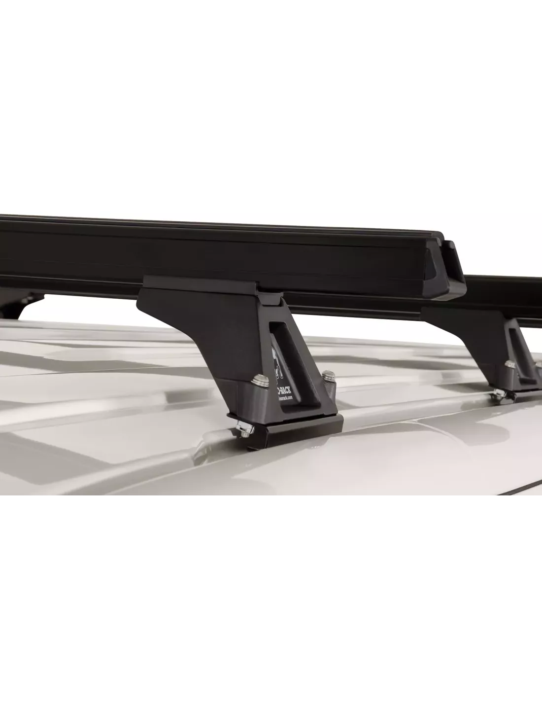 Kit 4 barres de toit noire Heavy Duty 1500mm avec pieds RLTF