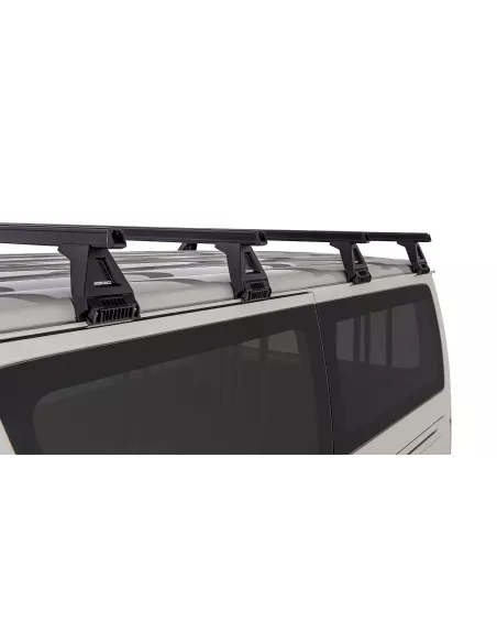 Kit 4 barres de toit noire Heavy Duty 1500mm avec pieds RL150 Toyota