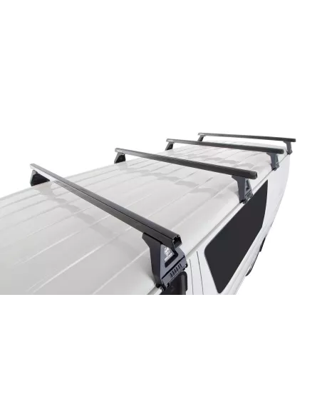 Kit 4 barres de toit noire Heavy Duty 1500mm avec pieds RL150 Toyota