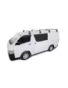 Kit 4 barres de toit noire Heavy Duty 1500mm avec pieds RL150 Toyota