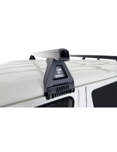 Kit 4 barres de toit noire Heavy Duty 1500mm avec pieds RL150 Toyota