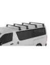 Kit 4 barres de toit noire Heavy Duty 1500mm avec pieds RL150 Toyota