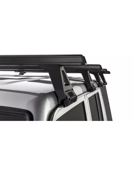 Kit 4 barres de toit noire Heavy Duty 1500mm avec pieds RL150 Toyota