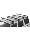 Kit 4 barres de toit noire Heavy Duty 1500mm avec pieds RL150 Toyota