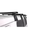 Kit 4 barres de toit noire Heavy Duty 1500mm avec pieds RL210 RHINO