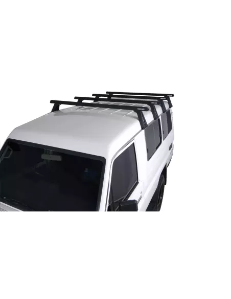 Kit 4 barres de toit noire Heavy Duty 1500mm avec pieds RL210 RHINO