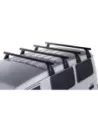 Kit 4 barres de toit noire Heavy Duty 1500mm avec pieds RL210 Toyota