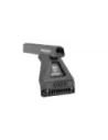 Kit 2 barres de toit noire 1650mm Heavy Duty avec pieds RL150 Toyota