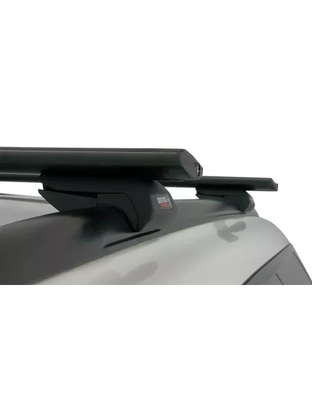 Kit 2 barres de toit noire Vortex 1065mm avec pieds SX Subaru Outback