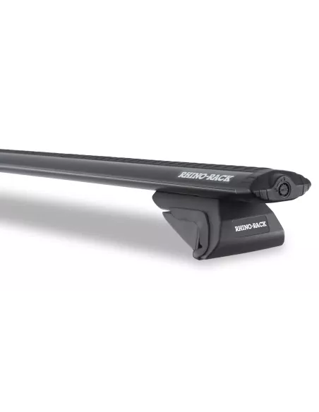 Kit 2 barres de toit noire Vortex 1065mm avec pieds SX Nissan Navara