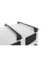 Kit 2 barres de toit noire Vortex 1370mm avec pied RL110 RHINO RACK -
