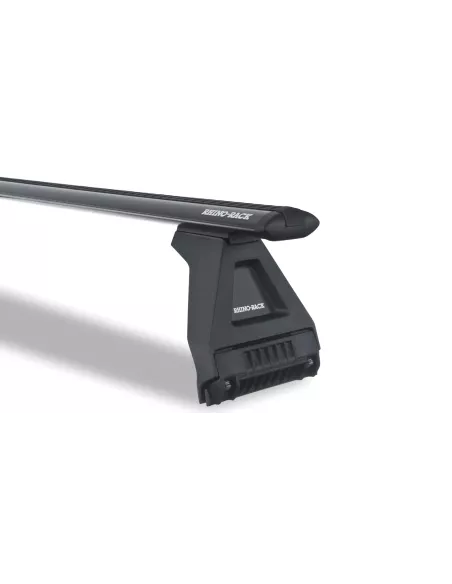 Kit 2 barres de toit noire Vortex 1370mm avec pieds RL150 RHINO RACK