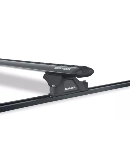 Kit 2 barres de toit noire Vortex 1370mmTrackmount avec pieds RLTP