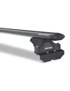 Kit 2 barres de toit noire 1800mm Vortex avec pieds RLTP Fiat Ducato 2