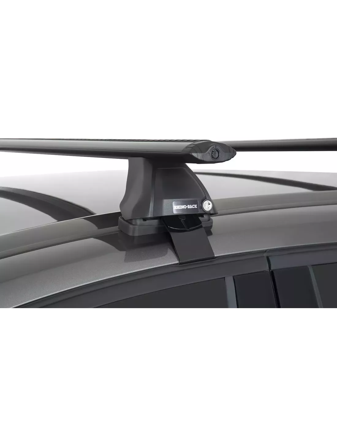 Kit 2 barres de toit noire Vortex 1370mm2500 RHINO RACK - accessoire