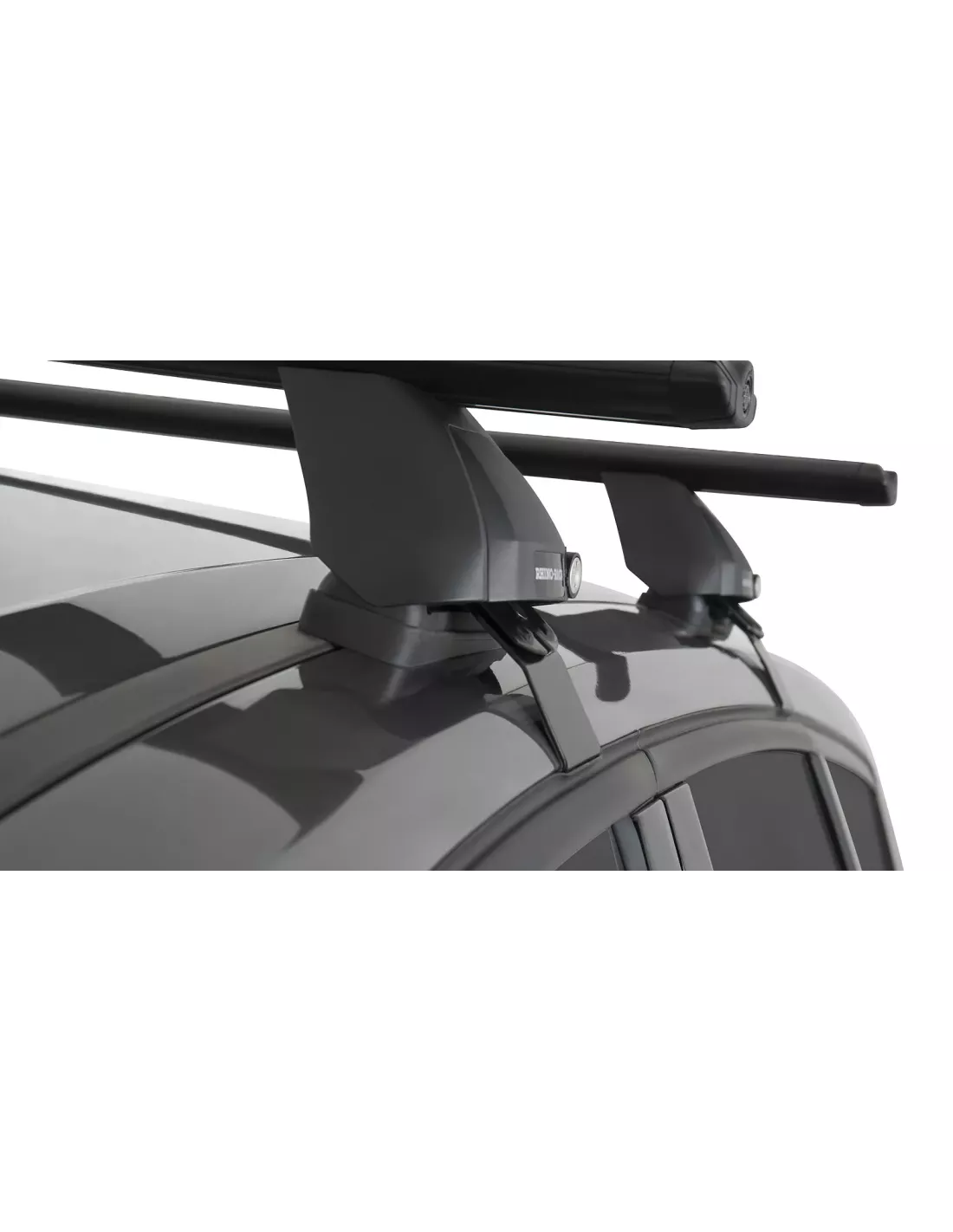 Kit 2 barres de toit noire Vortex 1370mm2500 RHINO RACK - accessoire