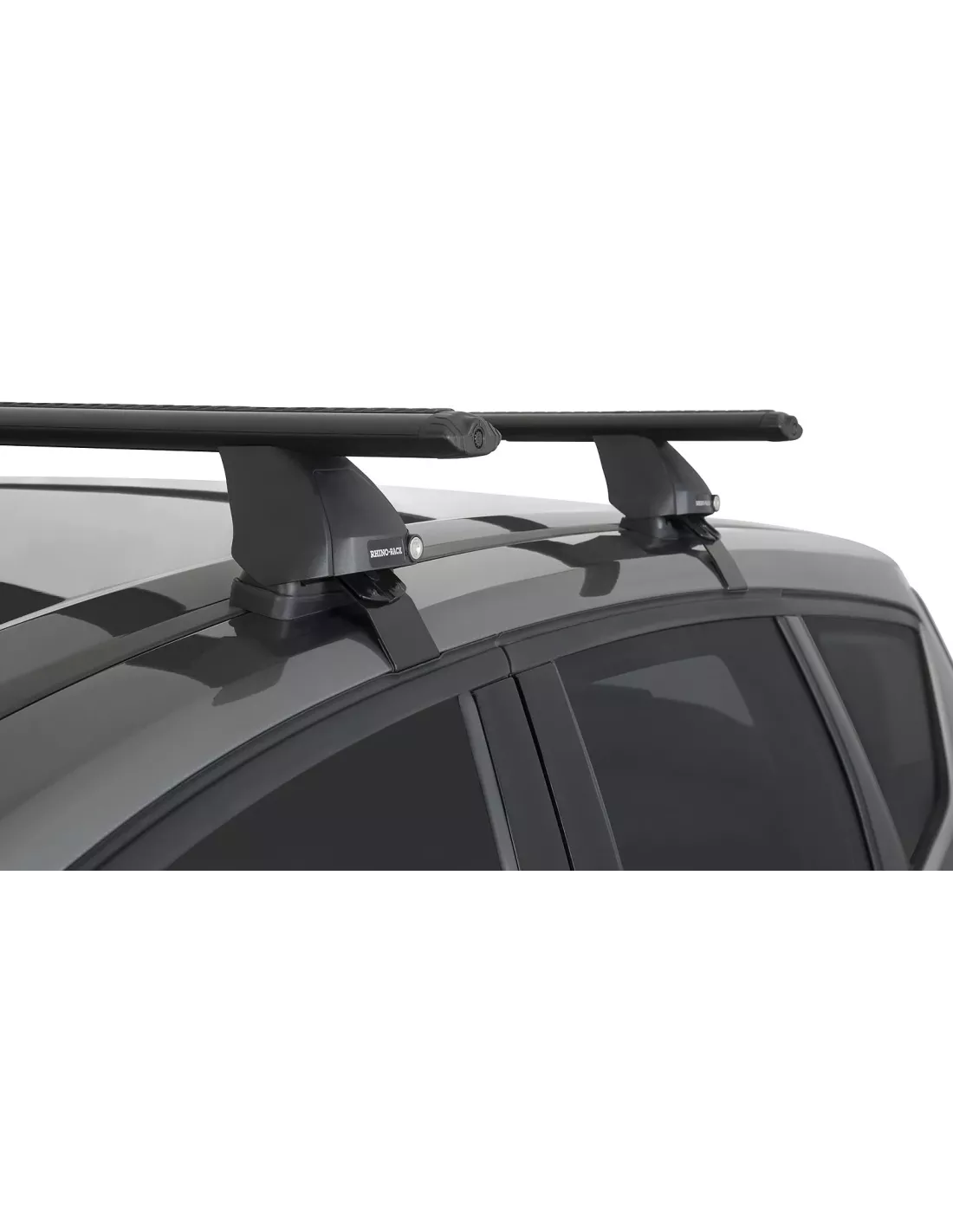Kit 2 barres de toit noire Vortex 1370mm2500 RHINO RACK - accessoire