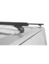 Kit 2 barres de toit noire Heavy Duty avec pieds RLTP Ford Transit