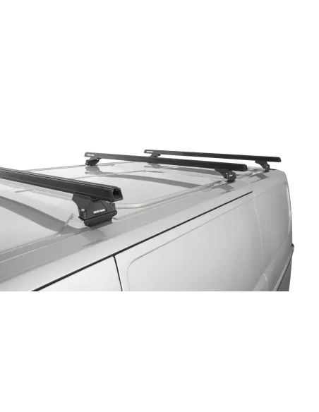 Kit 3 barres de toit noire Heavy Duty avec pieds RLTP Ford Transit