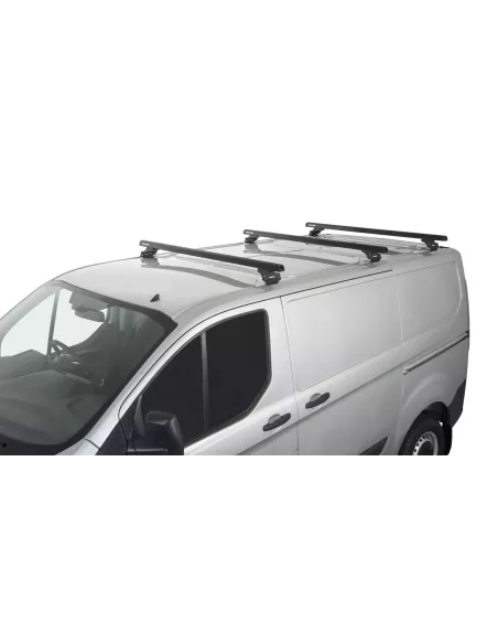 Kit 3 barres de toit noire Heavy Duty avec pieds RLTP Ford Transit